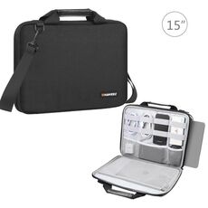 HAWEEL 14.0 pollici -16.0 pollici borsa per laptop con tracolla per MacBook, Lenovo Thinkpad, ASUS, HP (nero)