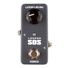 KOKKO FLP2 Mini SOS Looper Guitar Loop Recording Pedale effetti monoblocco (nero)