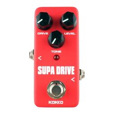 KOKKO FOD5 Mini pedale effetti monoblocco sovraccarico chitarra elettrica (rosso)