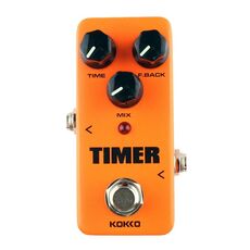 KOKKO FDD2 Mini Chitarra Elettrica Digitale Ritardo Effetti Pedale Timer (Arancione)