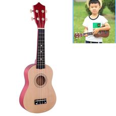 HM100 Strumento di illuminazione musicale per bambini Ukulele in tiglio da 21 pollici (cachi)