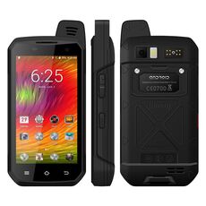 Uniwa B6000 PTT Walkie Talkie Talkie Robusto telefono, 2 GB + 16 GB, Antiurto antiurto impermeabile IP68, batteria da 5000 mAh, 4,7 pollici Android 9.0 MTK6762 CORE OCTA fino a 2,0 GHz, rete: 4G, NFC, OTG (nero)
