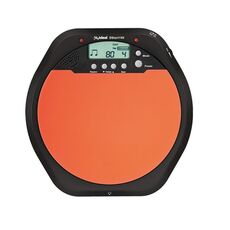 Electronic Dumb Combat Board Trainer Drum Exercise Metronome DS100 (Nero + Arancione)