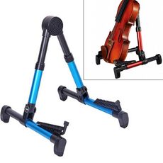 Supporto per strumento musicale con staffa per ukulele per violino verticale pieghevole semplice