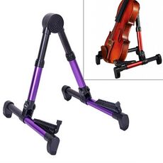 Supporto per strumento musicale con staffa per ukulele per violino verticale pieghevole semplice