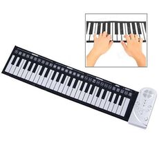 Pianoforte portatile roll-up a 49 tasti con tastiera morbida
