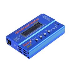 Caricabatterie bilanciamento batteria NiMH iMAX B6 digitale RC Lipo (blu)