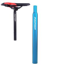 FMFXTR Alluminio Mountain Mountain Bike Extended Seat Post, Specifica: 31.6x350mm (blu)