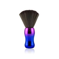 Pennello per la pulizia del taglio del taglio del taglio del taglio del taglio del taglio del taglio del taglio del taglio del taglio del taglio di capelli (viola del gradiente della maniglia rotonda)