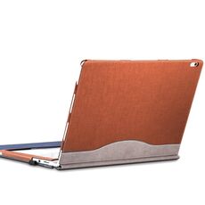 Manicotto protettivo per laptop in pelle PU per Microsoft Surface Book 2 13.5 pollici (Business Brown)