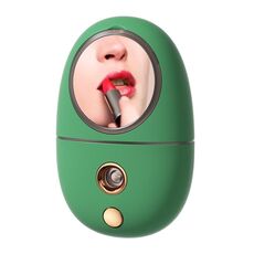 Dispositivo idratante dello spruzzo dello specchio del trucco Q801A (verde)