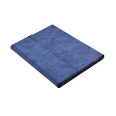 Custodia protettiva per tablet in pelle da 13 pollici per Microsoft Surface Pro X, colore: blu scuro