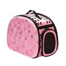 Animali domestici fuori zaino EVA pieghevole (rosa)