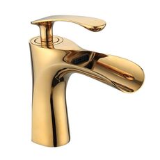 Lavabo Tutto il diamante di rame rubinetto acqua calda e fredda (oro)