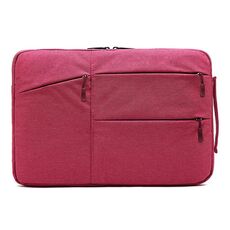 Zipper Tipo Poliestere Business Laptop Liner Bag, Dimensioni: 14 pollici (Rose Red)