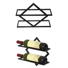 Cremagliera da incasso a parete Cucina Sala da pranzo appesa per vino bicchiere di vino Bottiglia per vino (bottiglia di vino)