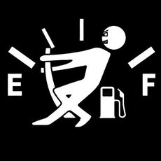 10 pz Tirare il puntatore del serbatoio del carburante per il pieno sticker per auto in vinile riflettente Hellaflush (argento bianco)