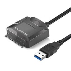 SATA a USB3.0 EASY DRIVE Cavo azionamento esterno 2.5 / 3,5 pollici Adattatore hard table (nero)