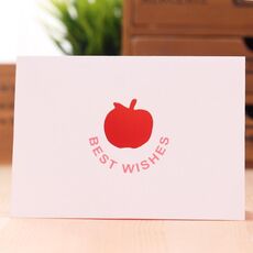 50 PCS A-035 Large Hollow Letters Biglietto di auguri per vacanze (I migliori auguri)