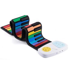 Pianoforte elettronico per bambini in silicone a 49 tasti