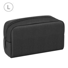 Borsa di stoccaggio dell'organizzatore di Electronics Haweel per caricabatterie, Power Bank, cavi, mouse, auricolari, dimensioni: L (nero)