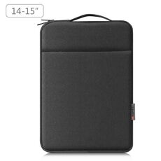 Sacca per valigetta con cerniera per maniche per maniche per laptop Hawel con manico per laptop da 14-15 pollici (nero)
