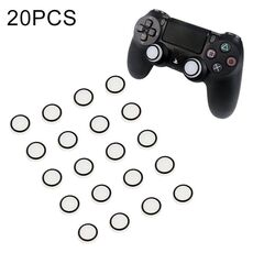 20 PCS Custodia protettiva in silicone luminoso per joystick per gamepad PS4 / PS3 / PS2 / XBOX360 / XBOXONE / WIIU (nero)