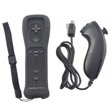 Telecomando per GamePad wireless per Wii (nero)