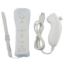 Telecomando per GamePad wireless per Wii (bianco)