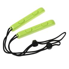 1 paio di accessori per giochi con cordino da polso per Nintendo Switch Joy-Con (ciano)
