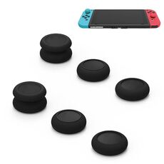 Copri pulsante sinistro + destro del cappuccio del bilanciere del gamepad per interruttore (nero)