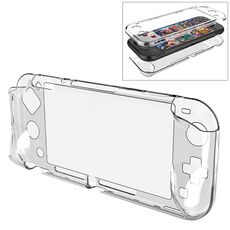 Cover protettiva trasparente per PC ecologica per Nintendo Switch Lite (trasparente)