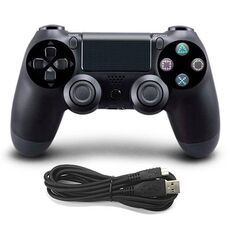 Controller di gioco cablato per Sony PS4 (nero)