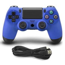 Controller di gioco cablato per Sony PS4 (blu)