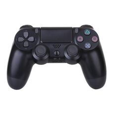 Controller di gioco wireless Bluetooth con pulsante fiocco di neve per Sony PS4 (nero)