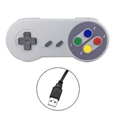 Interfaccia USB Controller con impugnatura di gioco cablata per computer a colori misti