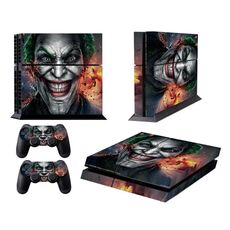 Clown Bucky Pattern Fashion Color Pellicola protettiva adesiva per Sony PS4