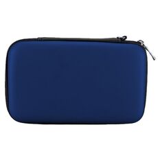 Custodia rigida in EVA per il nuovo sacchetto della borsa della manica della pelle di 3DS XL ll (blu scuro)