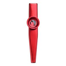 Strumento di accompagnamento per bambini Kazoo in metallo da 10 pezzi (rosso)