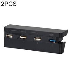 2 PCS estendere gli accessori dell'adattatore USB per la stazione di gioco 4 Slim Console USB Hub 3.0 ad alta velocità