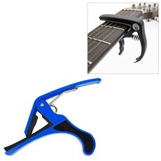 Plastic Guitar Capo per 6 Accessori per strumenti musicali elettrici Acoustic Classic Acoustic Classic Guitarra (blu)