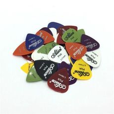 Plettri per chitarra elettrica Alice 50 PCS ABS, consegna colore casuale, superficie: specchio, dimensioni: 0,58 mm, 0,71 mm, 0,81 mm di miscelazione