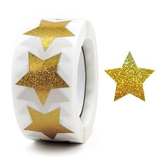 10 pezzi stelle colorate grazie adesivi regali adesivi decorativi di tenuta decorativa, dimensioni: 25 mm (C-78-25)