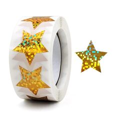 10 pezzi stelle colorate grazie adesivi regali adesivi decorativi di tenuta decorativa, dimensioni: 25 mm (C-79-25)