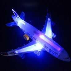 Modello di aeroplano Giocattoli Elettrico Flash Musica Aereo Giocattolo per bambini Regalo per aeromobili fai-da-te