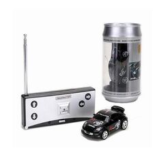 Coke Can Mini RC Autoradio Telecomando Micro Racing Car (nero)