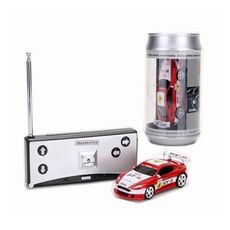 Coke Can Mini RC Autoradio Telecomando Micro Racing Car (rosso)