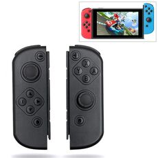 Controller di gioco Gamepad Joypad wireless Bluetooth sinistro e destro per Switch (nero)
