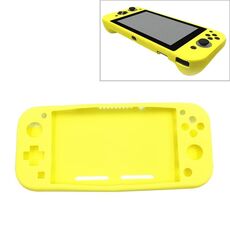 Custodia protettiva in silicone a copertura totale per console di gioco per Nintendo Switch Lite / Mini (gialla)