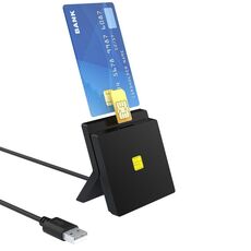 Rocketek CR319 USB 2.0 Smart Card / Lettore di schede SIM 2 in 1